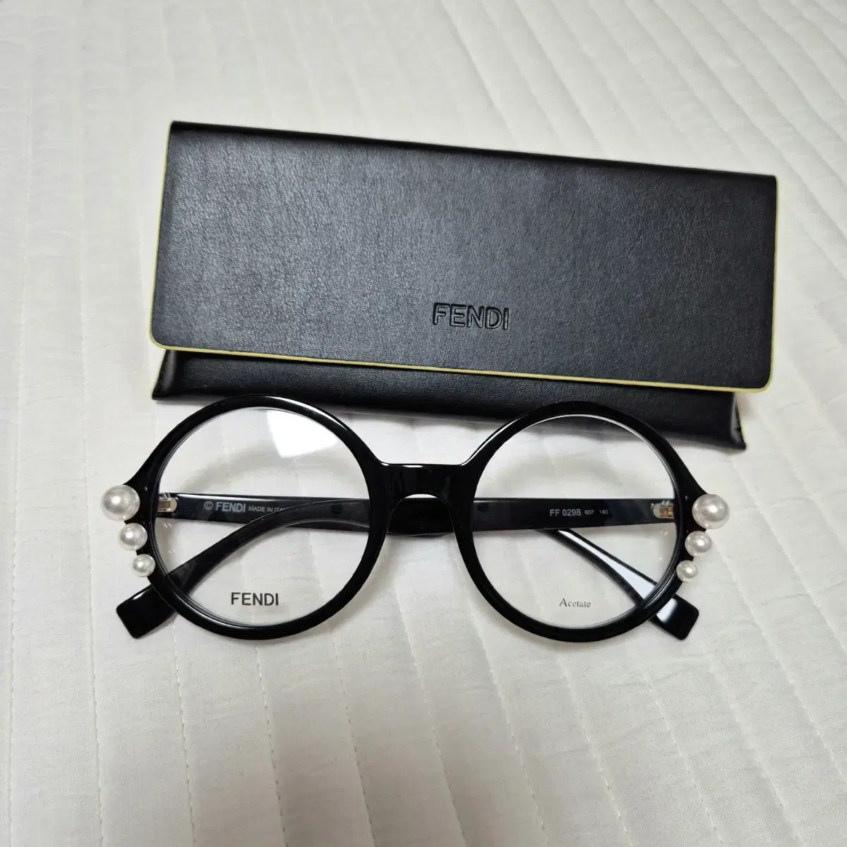Fendi Eyewear Ribbon and Pearl FF0298