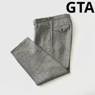 GTA GTA SERGIO 셀지오 린넨 팬츠 44 그레이