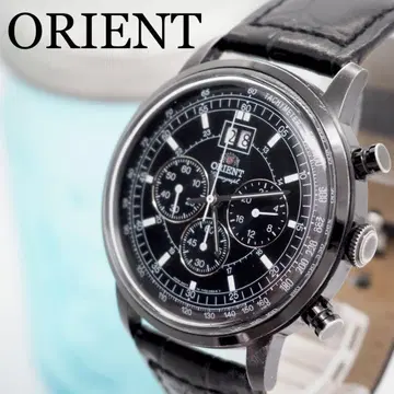 345 ORIENT 남성용 시계 빅 데이트 스몰 세컨드 크로노그래프