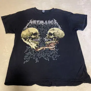 Metallica 스컬 디자인 티셔츠 L 사이즈