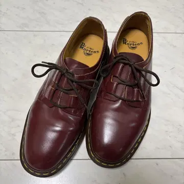 Dr. Martens 버건디 레이스업 슈즈 [27cm]