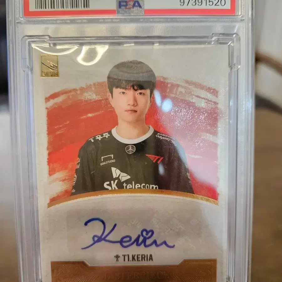 T1 keria sign card on Bunjang Global Site.