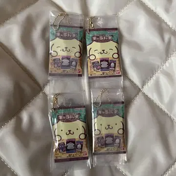 캐릭터 파키 산리오 가챠가챠 4개 세트