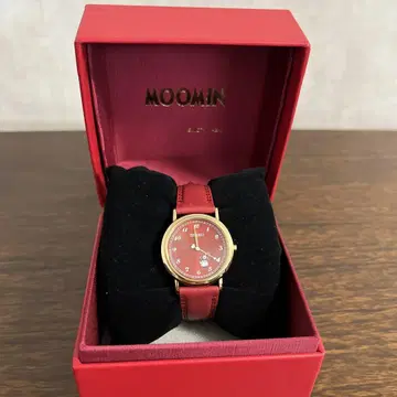 MOOMIN SEIKO 자동 시계 레드