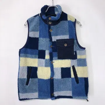 Phatee Wear 코코넛 버튼 리사이클 반려동물 플리스 나스타 베스트