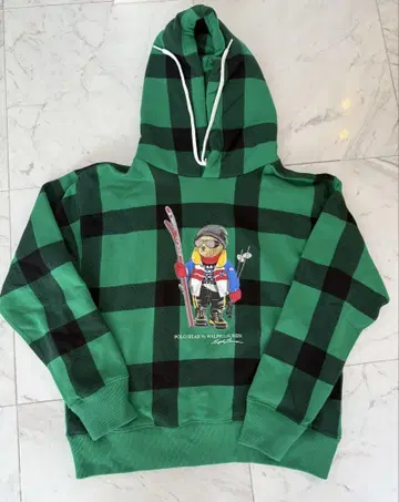 미사용 새상품 RALPH LAUREN 폴로 베어 후드티 M 사이즈