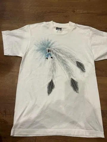 90년대 미국제 드림 캐처 반팔 티셔츠 화이트