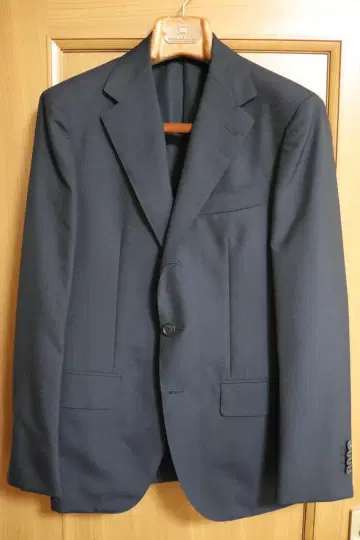 새상품 UNITED ARROWS 수트 44 울 모헤어 네이비