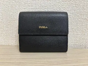 훌라 블랙 두겹 미니 지갑