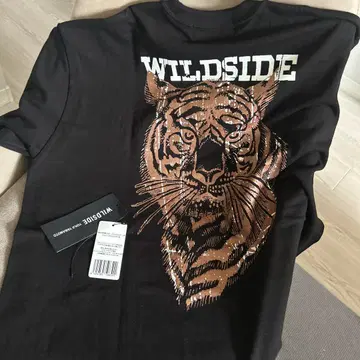 새상품 WILDSIDE 스타벅스 리저브 티셔츠 타이거
