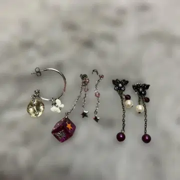 ANNA SUI 귀걸이 2개 세트 플러스 1개 세트