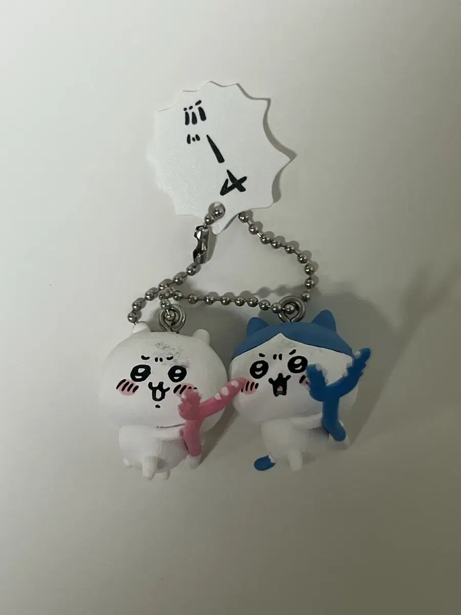 치이카와 하치와레 말풍선 키링 가챠 얏