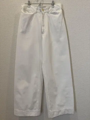 MHL. 화이트 와이드 팬츠 데님 팬츠