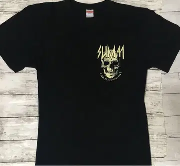 SUM 41 투어 티셔츠 L 블랙 라이브