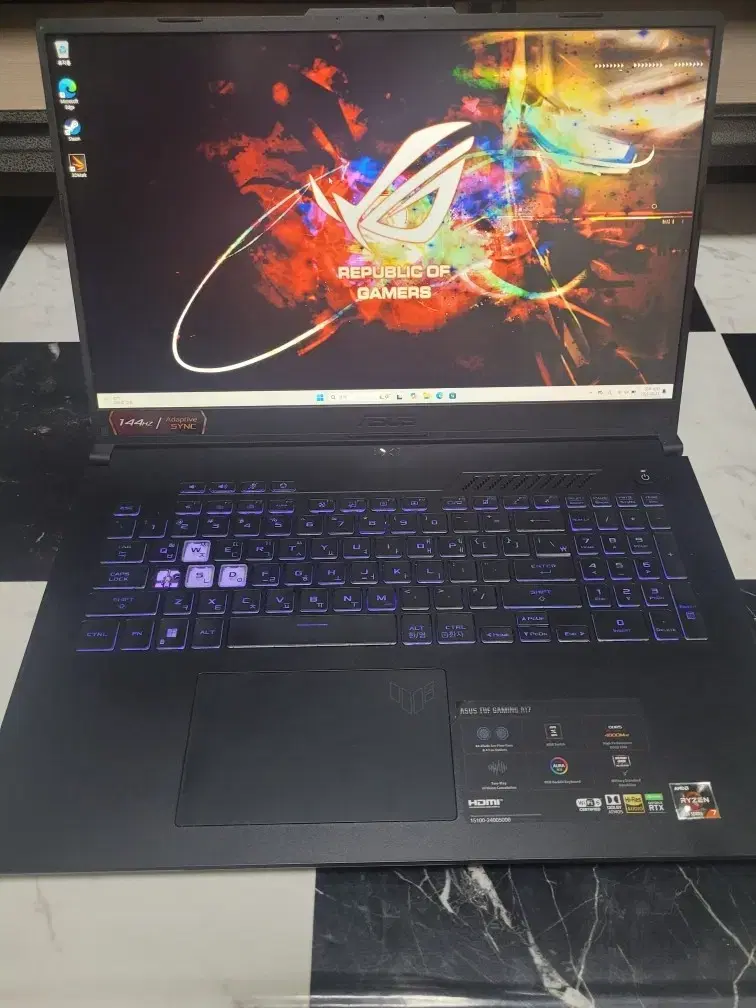 17.3-inch RTX 3050 Ti Asus A17 Gaming Laptop