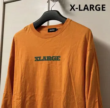 X-LARGE 엑스라지 백 프린트 롱 T 긴팔 남성용 XL