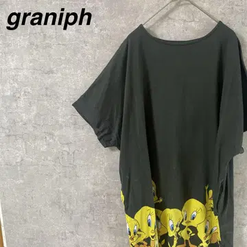 graniph LOONEY TUNES 트위티 원피스 티셔츠 프리