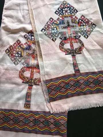 에티오피아 라스타 스톨 스카프