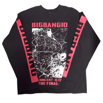 빅뱅 BIGBANG 0to10 더 파이널 일본 콘서트 롱슬리브 투어티 M | 긴팔