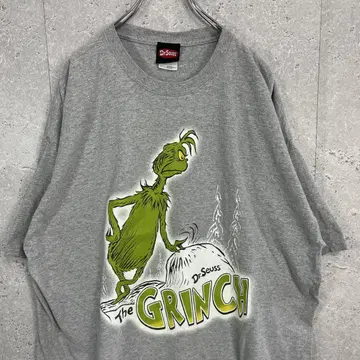 Dr.Seuss 그린치 캐릭터 빅 사이즈 티셔츠 2XL