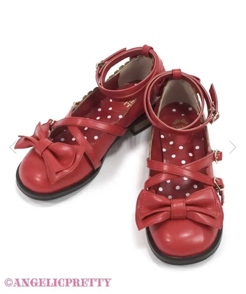 Angelic Pretty Tea Party Shoes Red