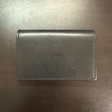 Hender Scheme 블랙 가죽 명함지갑