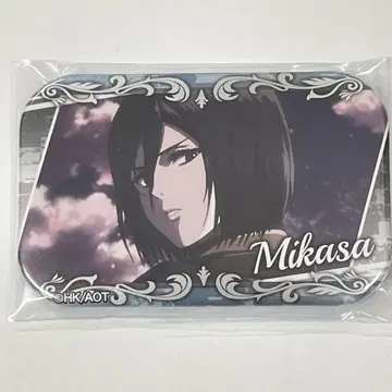 진격의 거인 미카사 마루카쿠 캔뱃지 굿즈 Mikasa