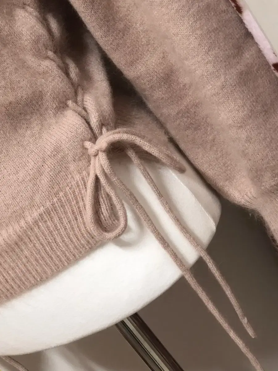 Vintage Jillstuart Eyelet Angora Knit Hoodie Vintage Knit Himegyaru Rogal