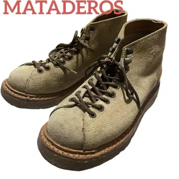 레어 엘레세로 MATADEROS 마타데로스 몽키 부츠 스웨이드 천연 가죽