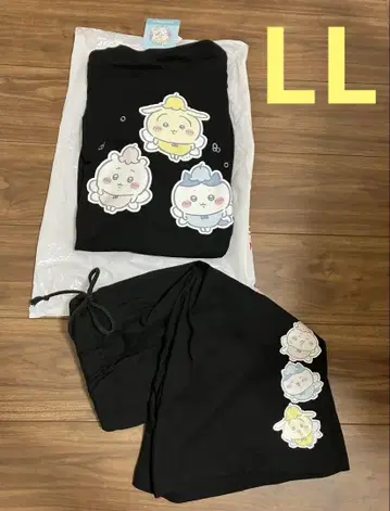새상품 치이카와 (먼작귀) 요정 룸웨어 티셔츠 팬츠 LL