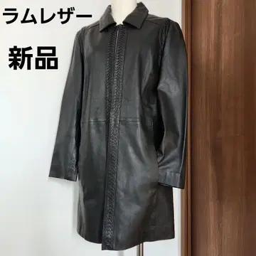 신상품 천연 가죽 코트 램 가죽 천연 가죽 롱 코트 양가죽