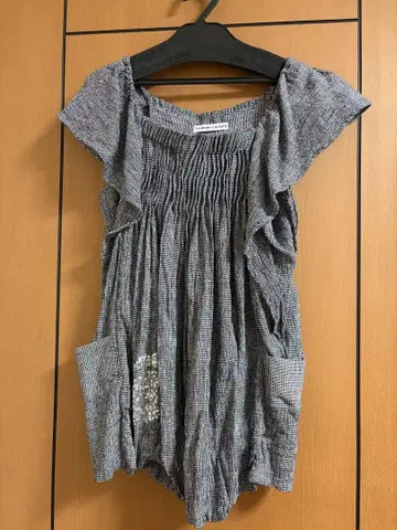TSUMORI CHISATO 체크 무늬 튜닉