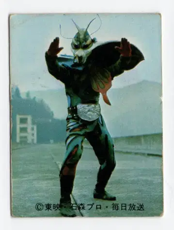 카루비 제과 [구 가면라이더 카드] 신명조판 독나비 여자 길리라 109