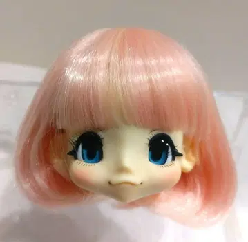 KIKIPOP! 키키팝 허니 핑크 인형 헤드 가발 머리