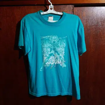 가성비 세인트 세이야 키그나스 빙하 티셔츠 터콰이즈 블루 M