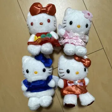 헬로키티 NTT 봉제 인형 마스코트