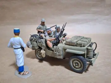 영국 S.A.S 지프 1/35
