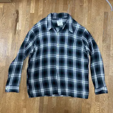 60s 70s AMERICAN Casuals 옴브레 셔츠 특대형