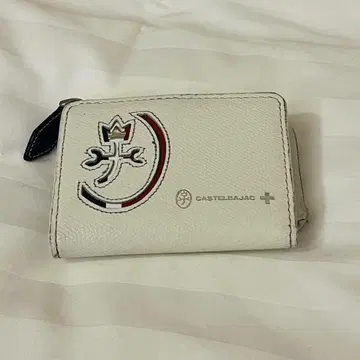 CASTELBAJAC 까스텔바작 화이트 두겹 지갑 코인 케이스