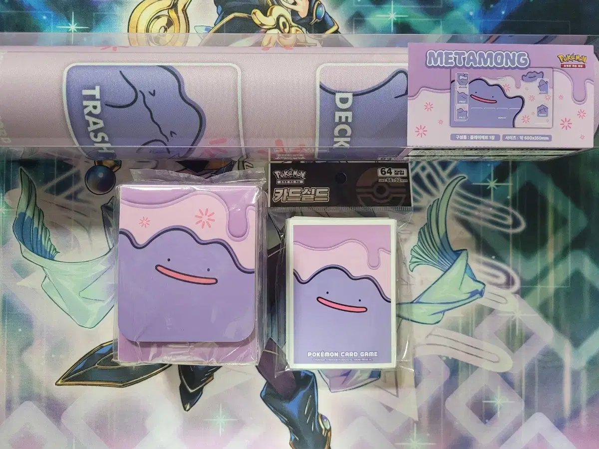 Selling Pokemon Card Ditto Mat, Sleeves, and Decke Set