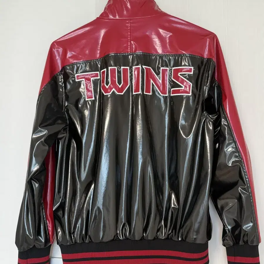 【1993studio】 [LG Twins] Glossy Nylon Baseball Jumper LG Twins Glossy Jumper (Size 95) #엘지유광점퍼,#엘지유광점퍼