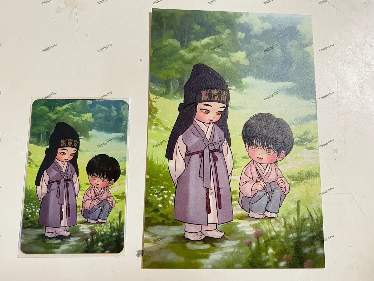 야화첩 특전 엽서 포카