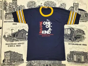 70s 벨바 쉰 (Velva Sheen) 링거 티셔츠 USA제