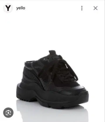 YELLO KERRI SABOT SNEAKERS 블랙 M