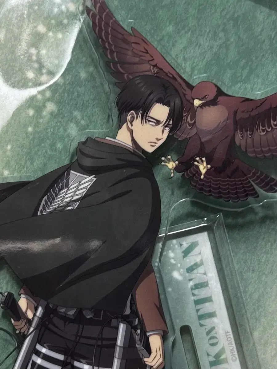 Sealed) Attack On Titan Levi Mae Kuji acrylic lottery H prize new