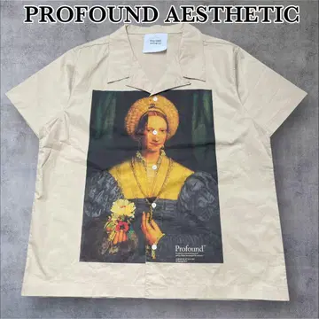 새상품급 PROFOUND AESTHETIC 오픈 카라 셔츠 L