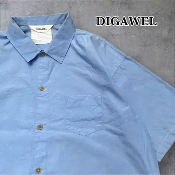DIGAWEL S/S BOX SHIRT 블루