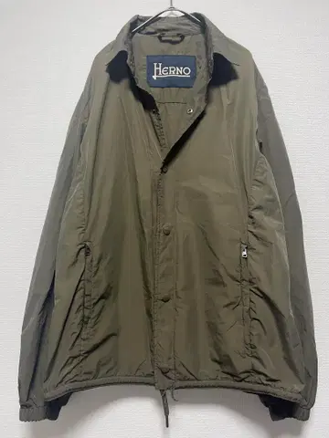 HERNO 헤르노 나일론 경량 자켓 M 아우터 카키 계열