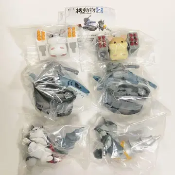 기계 동물 2 6개 5종 세트 가챠 캡슐 토이