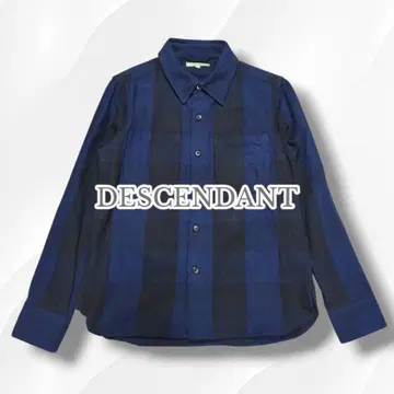 DESCENDANT 디센던트 플란넬 셔츠 셔츠 긴팔 셔츠 S 사이즈